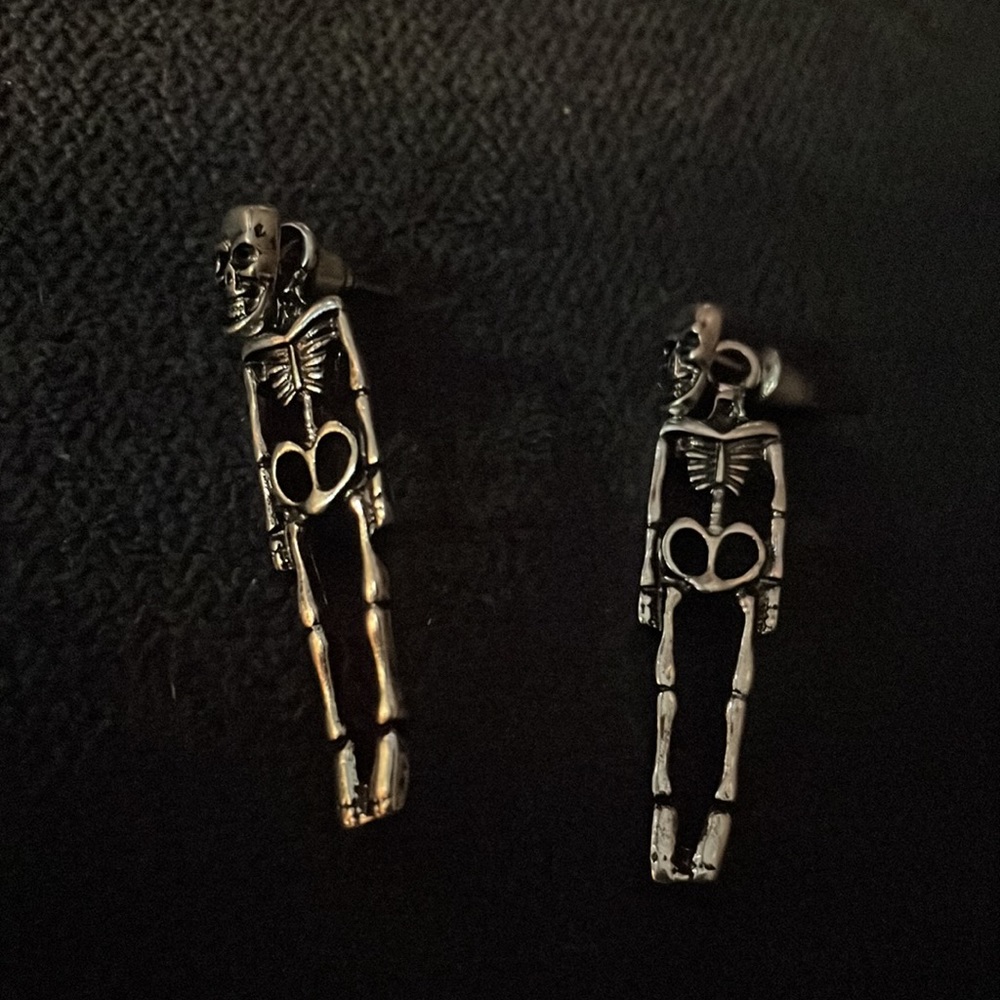 Skeleton earrings